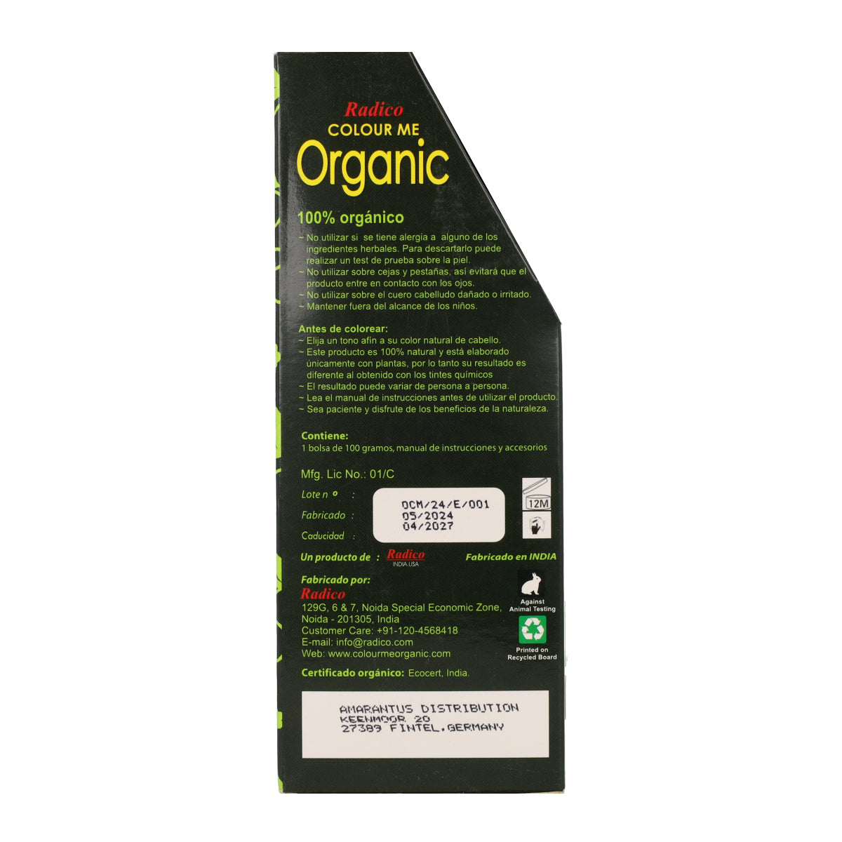 Radico Caramel Blonde Vegetable Dye 100 g