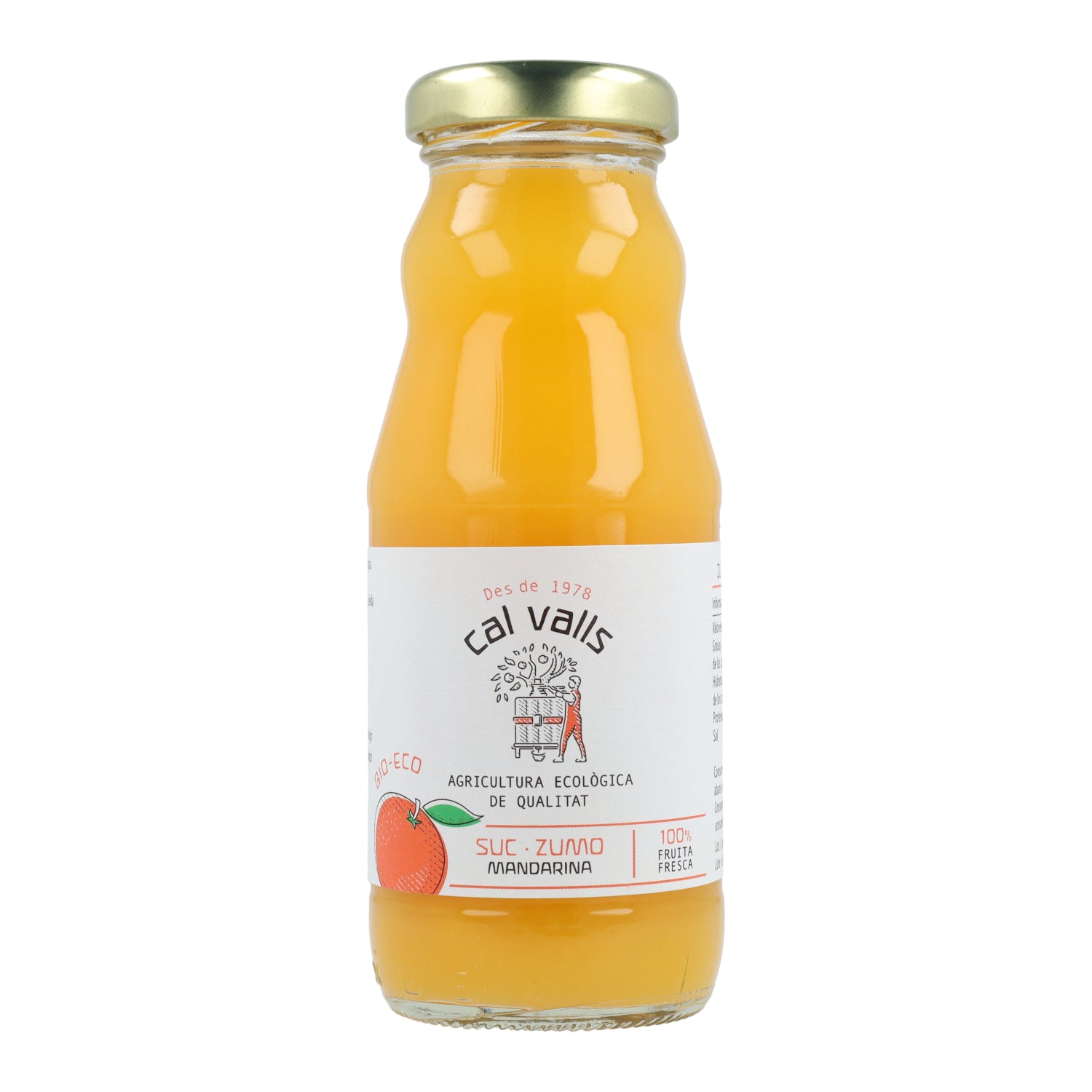 Cal Valls Organic Mandarin Juice 200 ml