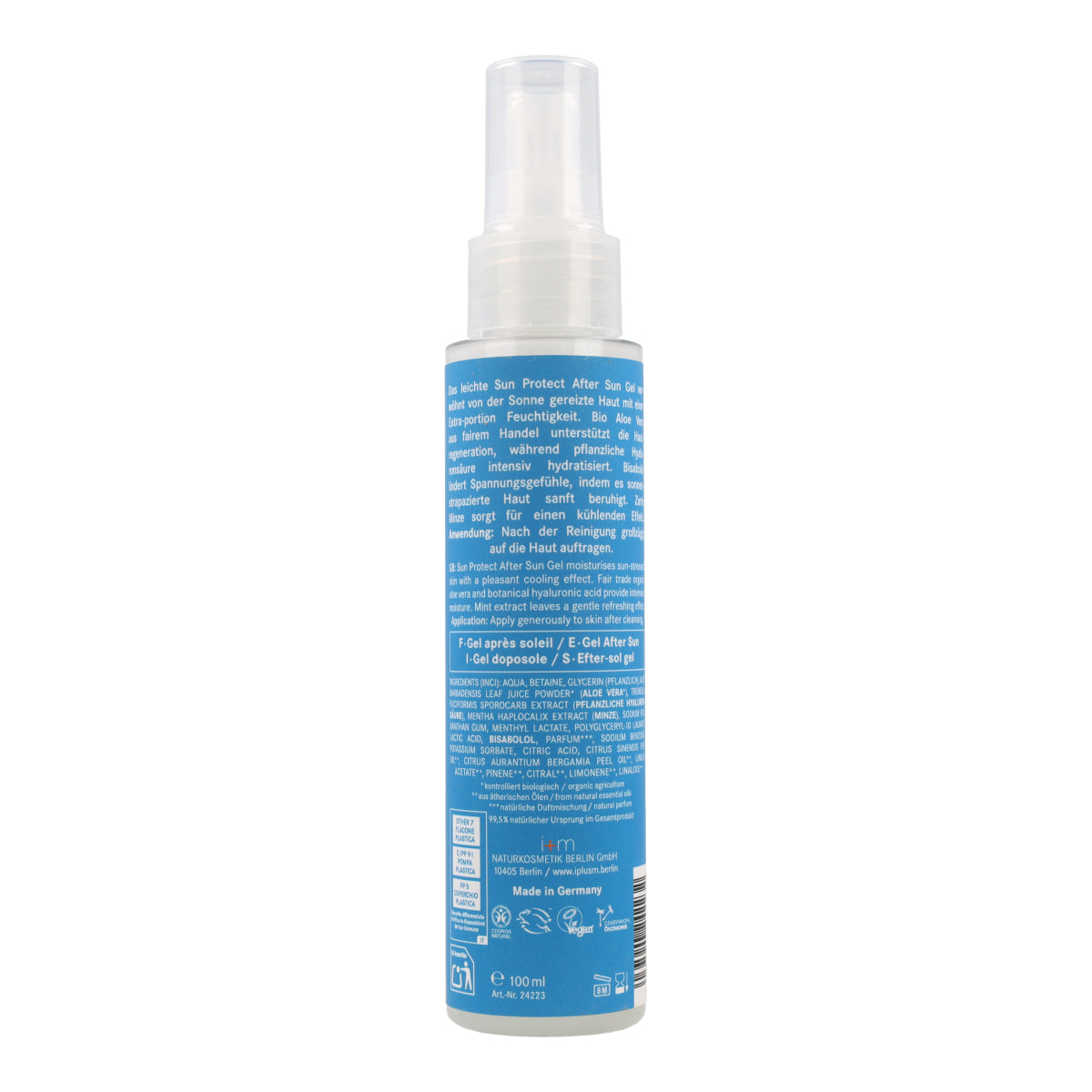 I+M Natural After Sun Care Gel 100 ml