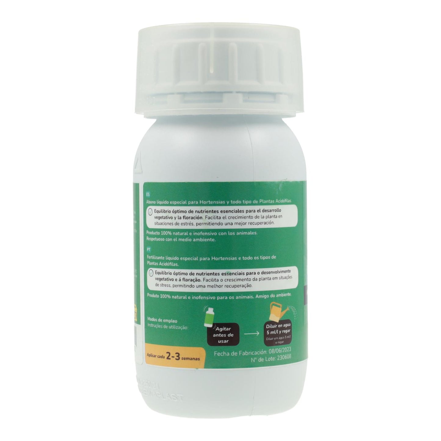 Abono Líquido Hortensias y Plantas Ácidas Planeta Huerto 250 ml