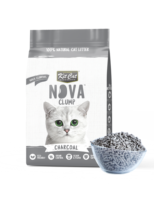 Eco SoyaClump Cat Litter Kit - Charcoal 7 L Cat litter
