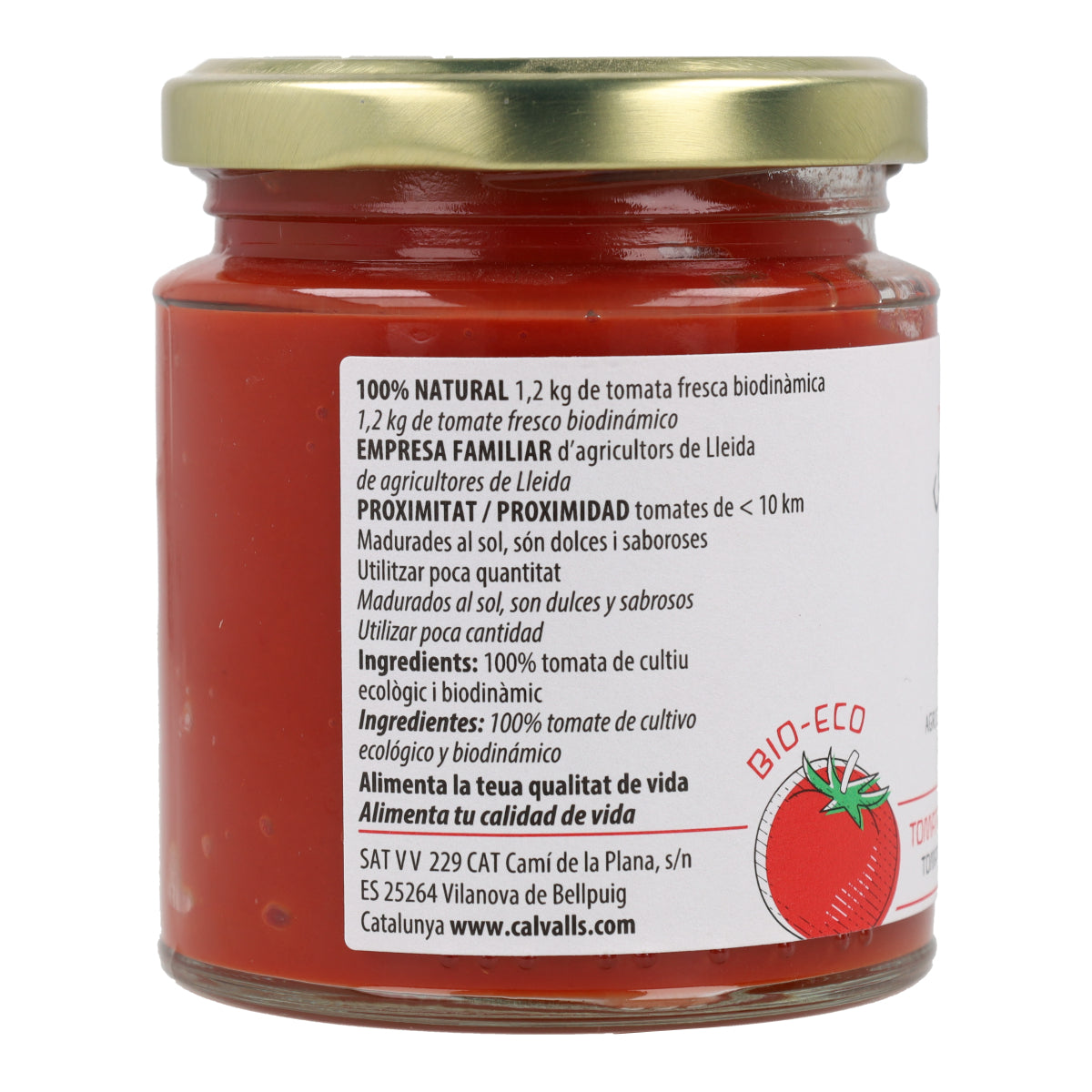 Cal Valls Organic Tomato Concentrate, 250 g