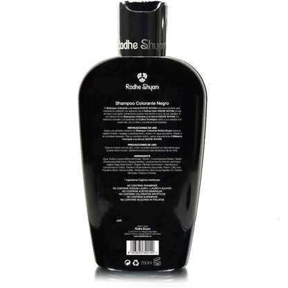 Champu Henna Negro Colorante Radhe