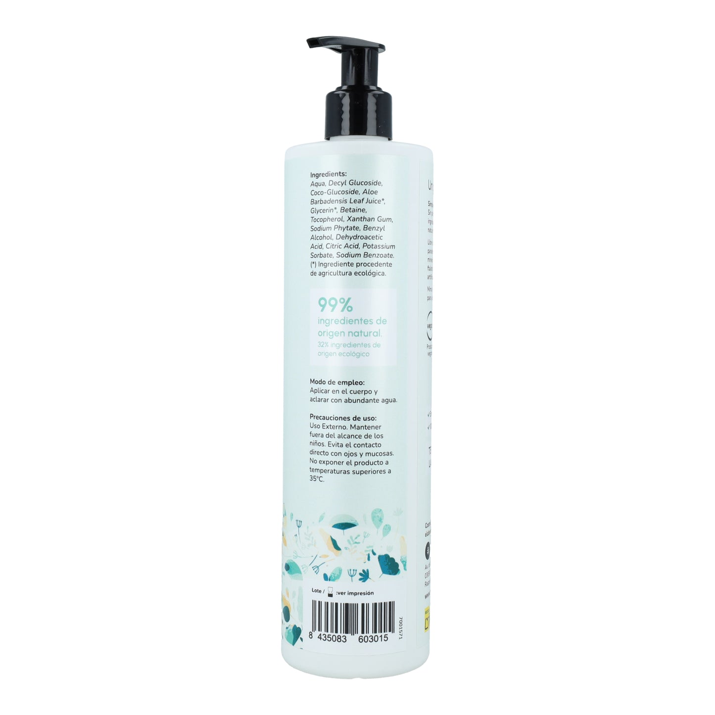 Pack cosmética sin perfume Gel, Champú y Acondicionador Planeta Huerto