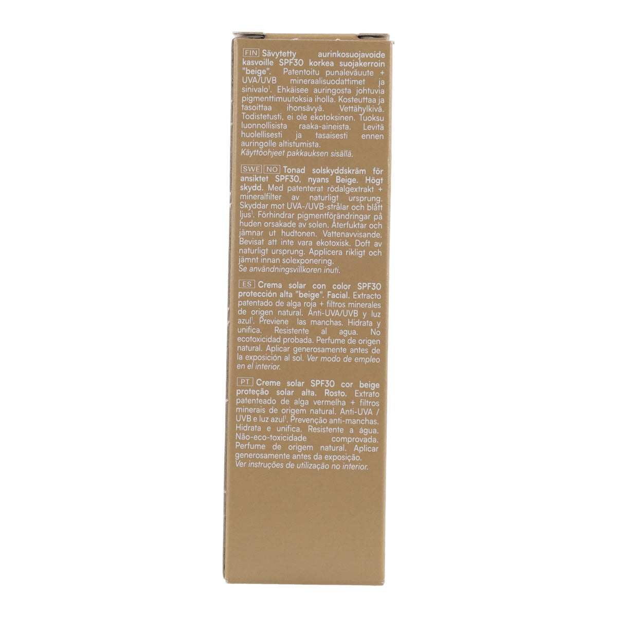 Beige SPF30 Facial Sunscreen Cream Alga Maris 50 ml