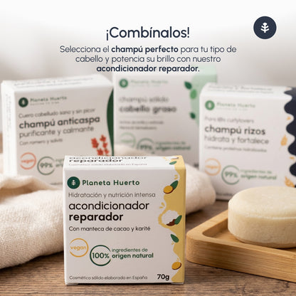 Planeta Huerto Olive & Honey Moisturising Solid Shampoo 85 gr