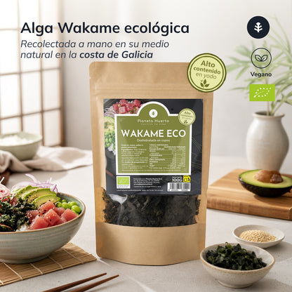 Wakame seaweed flakes ECO Planeta Huerto 100 g