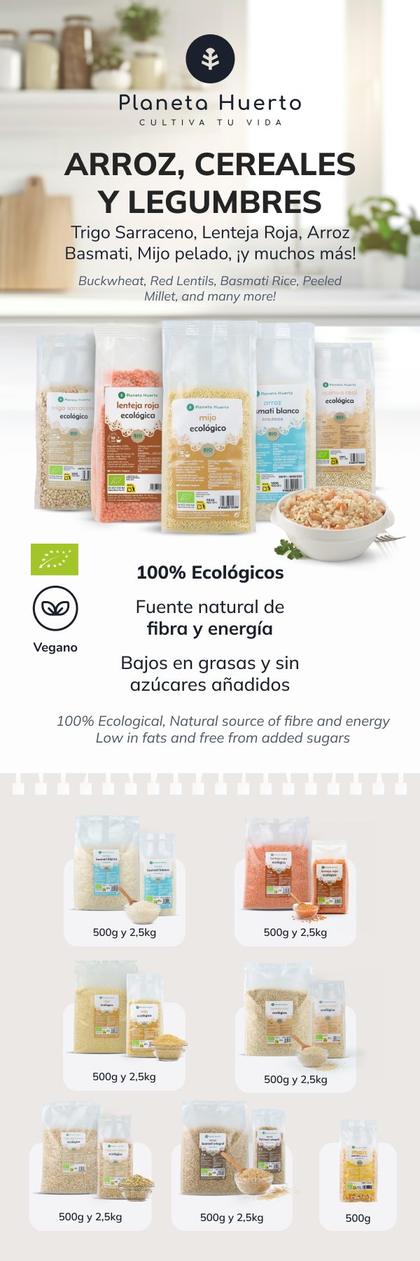 Buckwheat ECO Planeta Huerto 2.5 kg