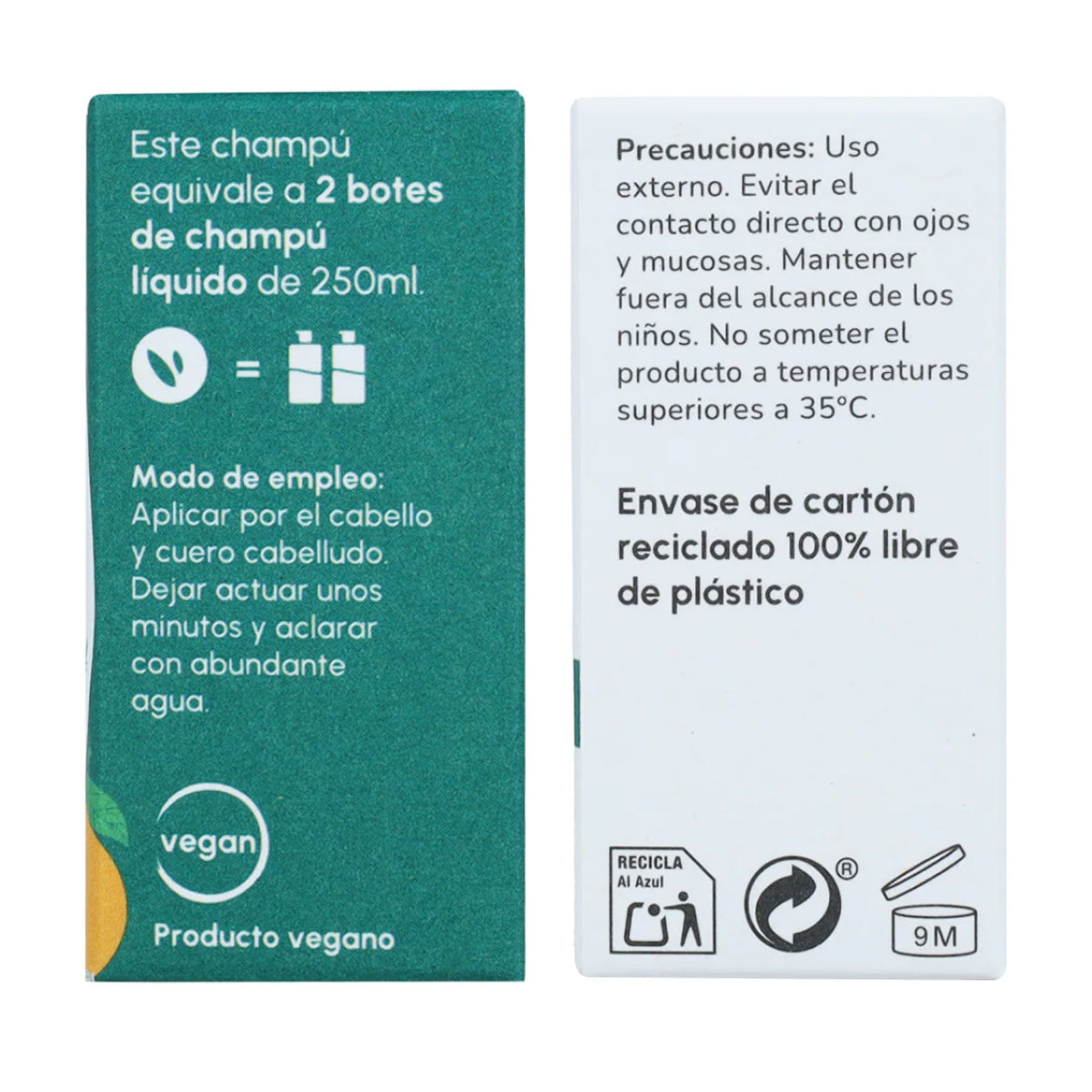 Planeta Huerto Orange and Cedar Shampoo for normal hair 85 g