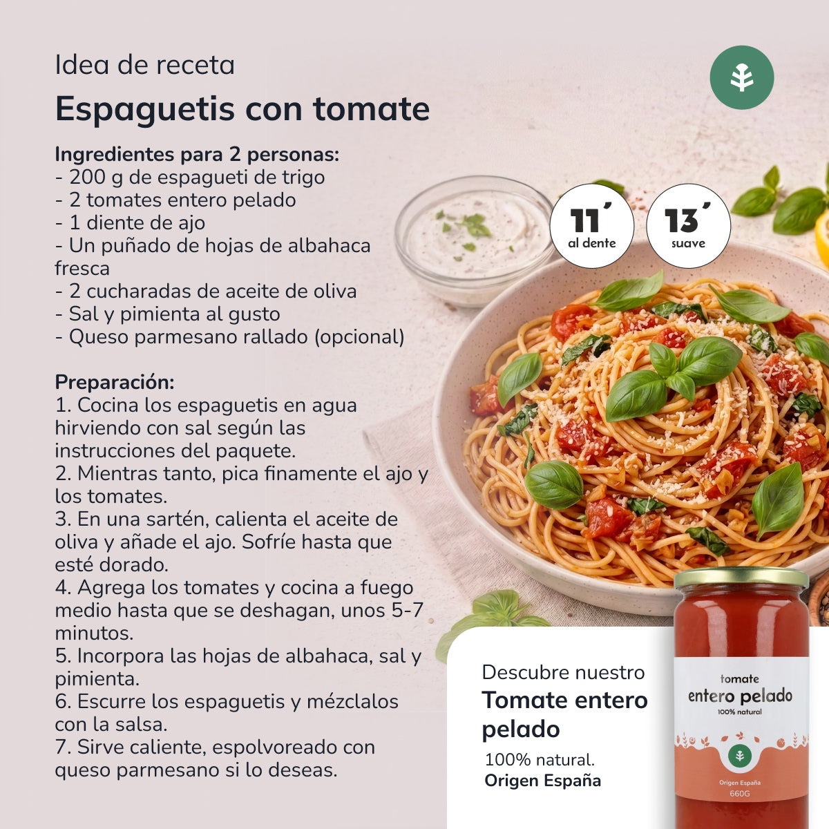 Spaghetti of wheat ECO Planeta Huerto 500gr