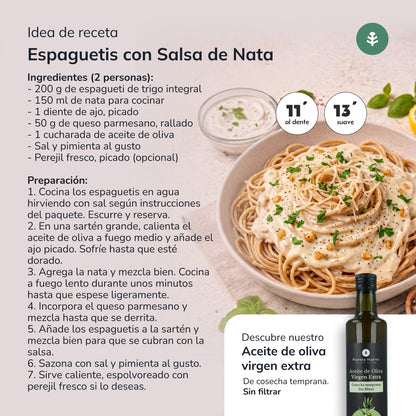 Whole wheat spaghetti ECO Planeta Huerto 500gr