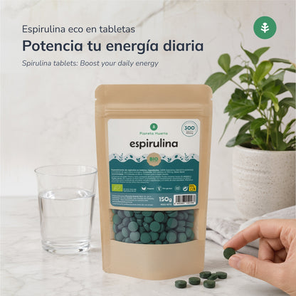 Organic Spirulina 500mg Planet Orchard 300 tablets