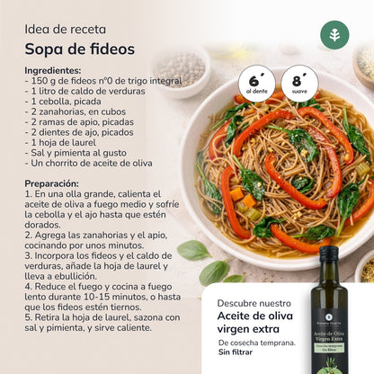 Whole wheat noodles nº0 ECO Planeta Huerto 500gr