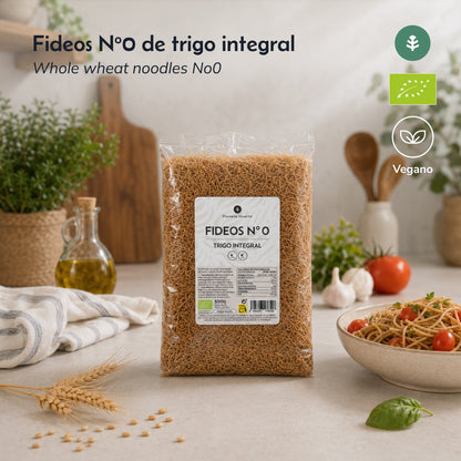Whole wheat noodles nº0 ECO Planeta Huerto 500gr