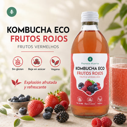Kombucha ECO Red Fruits Planet Orchard 330 ml