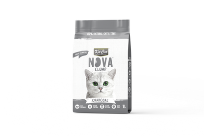 Eco SoyaClump Cat Litter Kit - Charcoal 7 L Cat litter