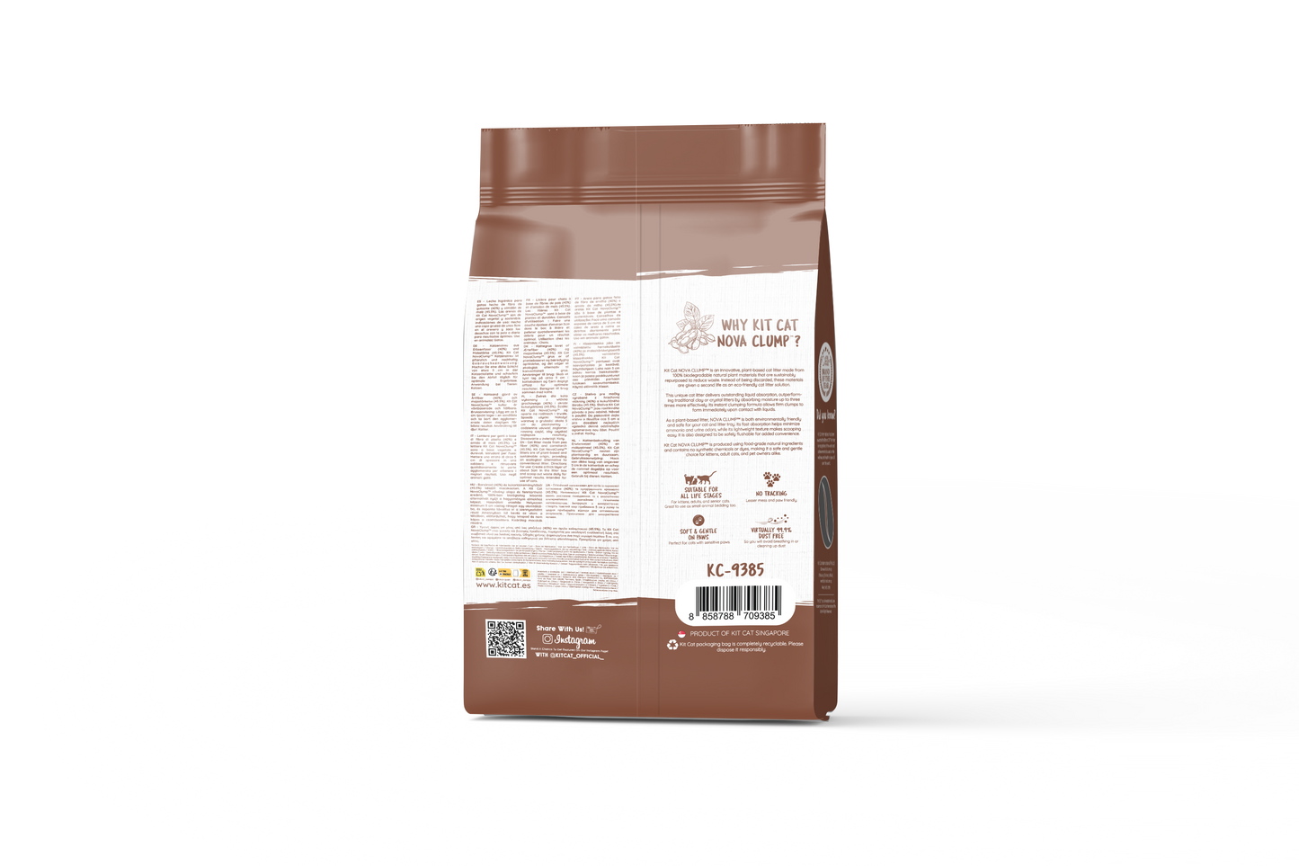 Eco SoyaClump Cat Litter Kit - Coffee 7 L Cat litter