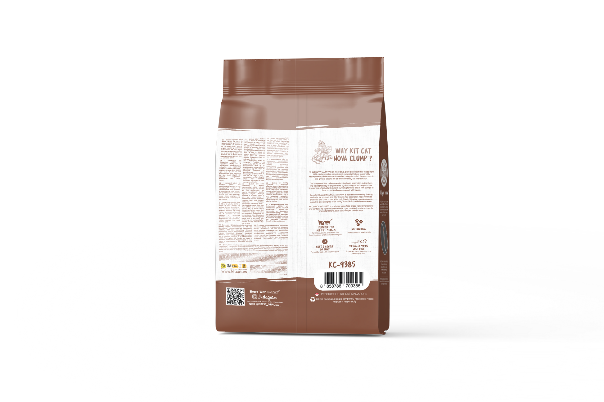 Eco SoyaClump Cat Litter Kit - Coffee 7 L Cat litter
