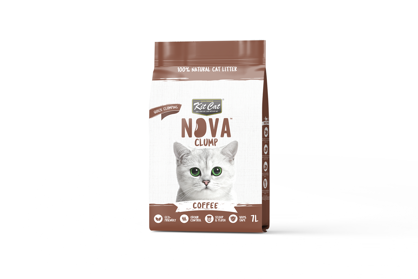 Eco SoyaClump Cat Litter Kit - Coffee 7 L Cat litter