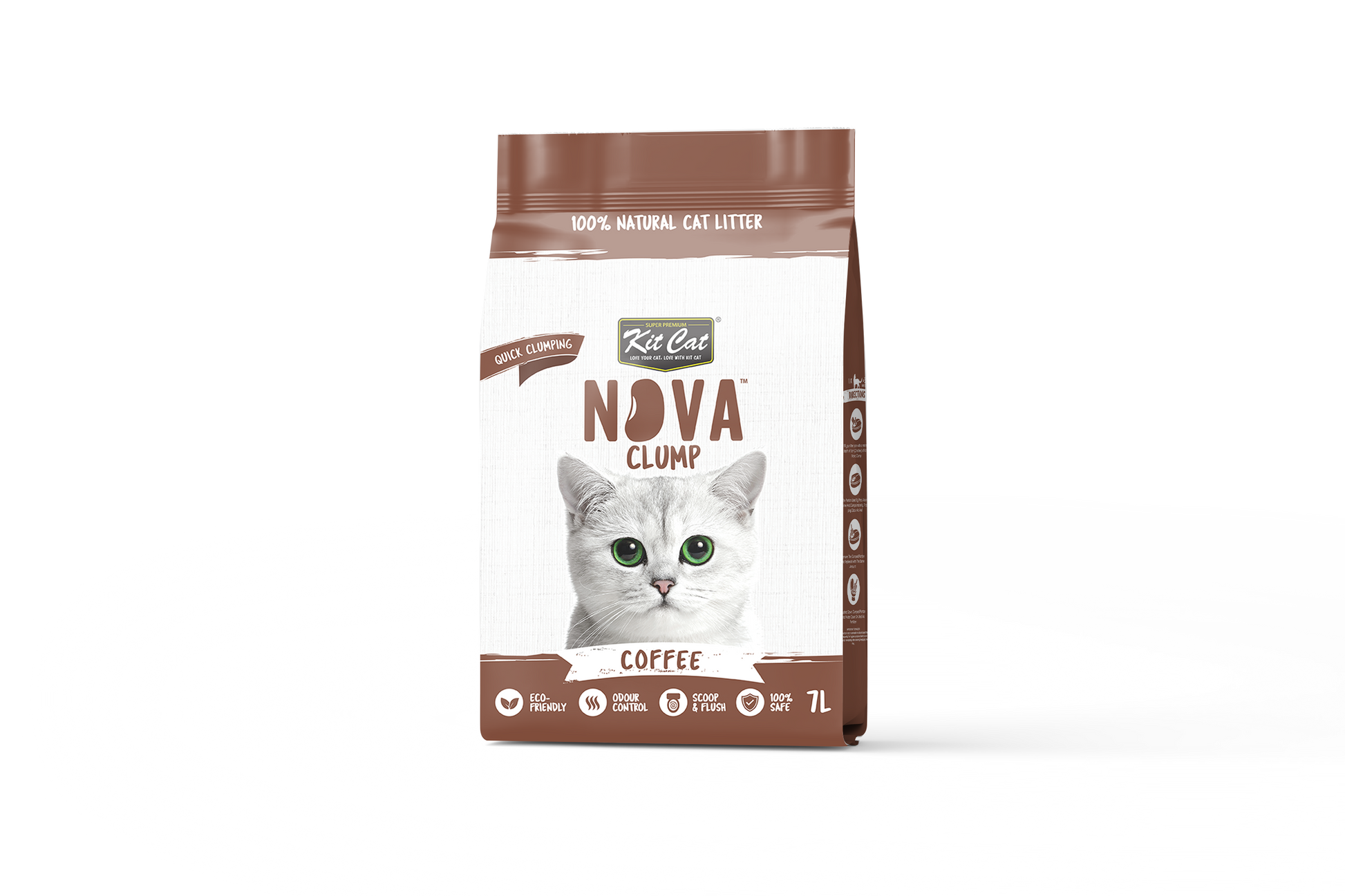 Eco SoyaClump Cat Litter Kit - Coffee 7 L Cat litter