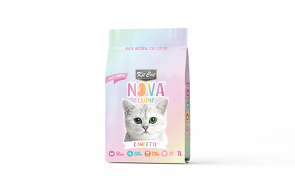 Eco SoyaClump Cat Litter Kit - Confetti 7 L Cat litter