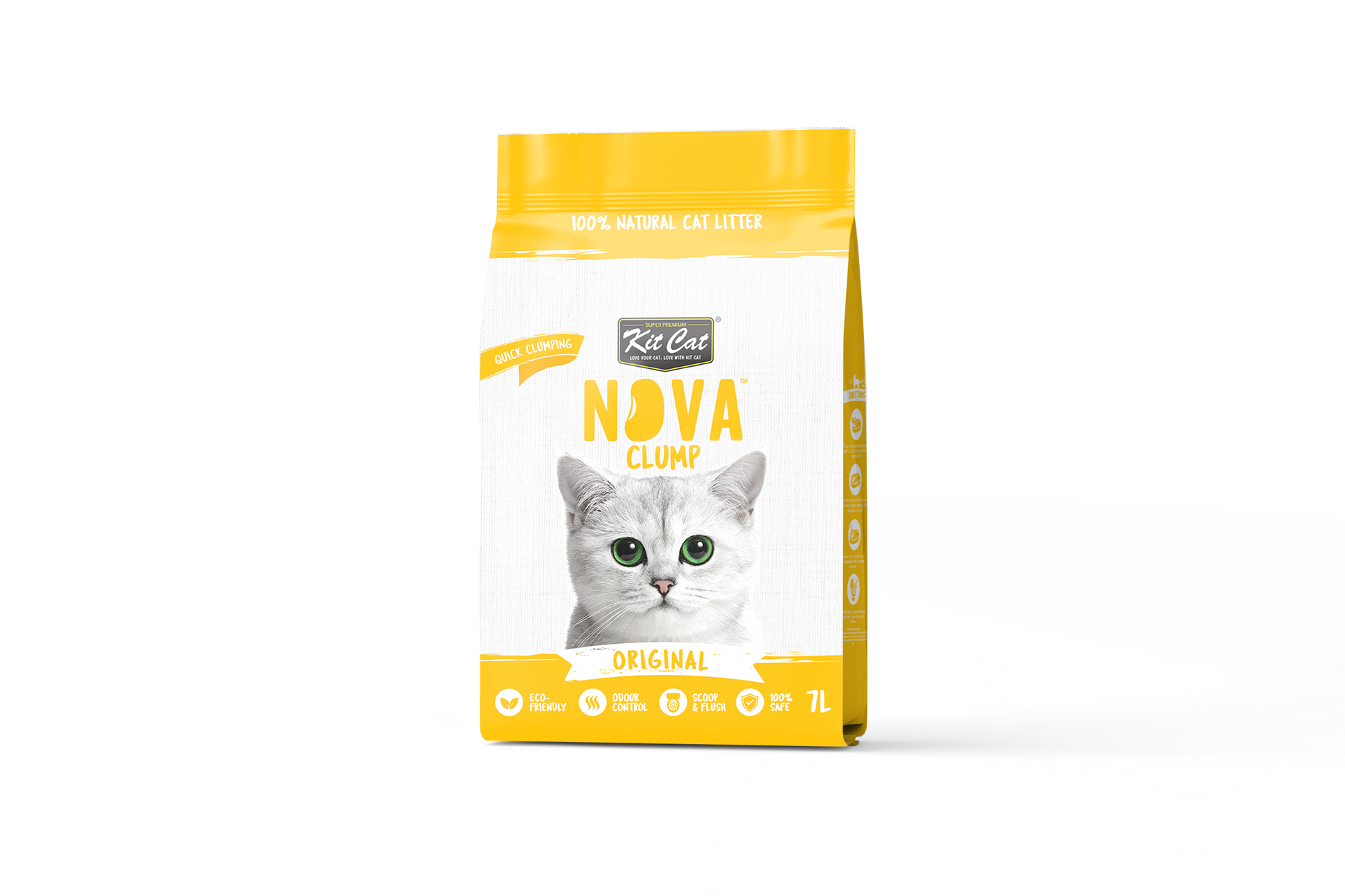 Eco SoyaClump Cat Litter Kit - Original 7 L Cat Litter