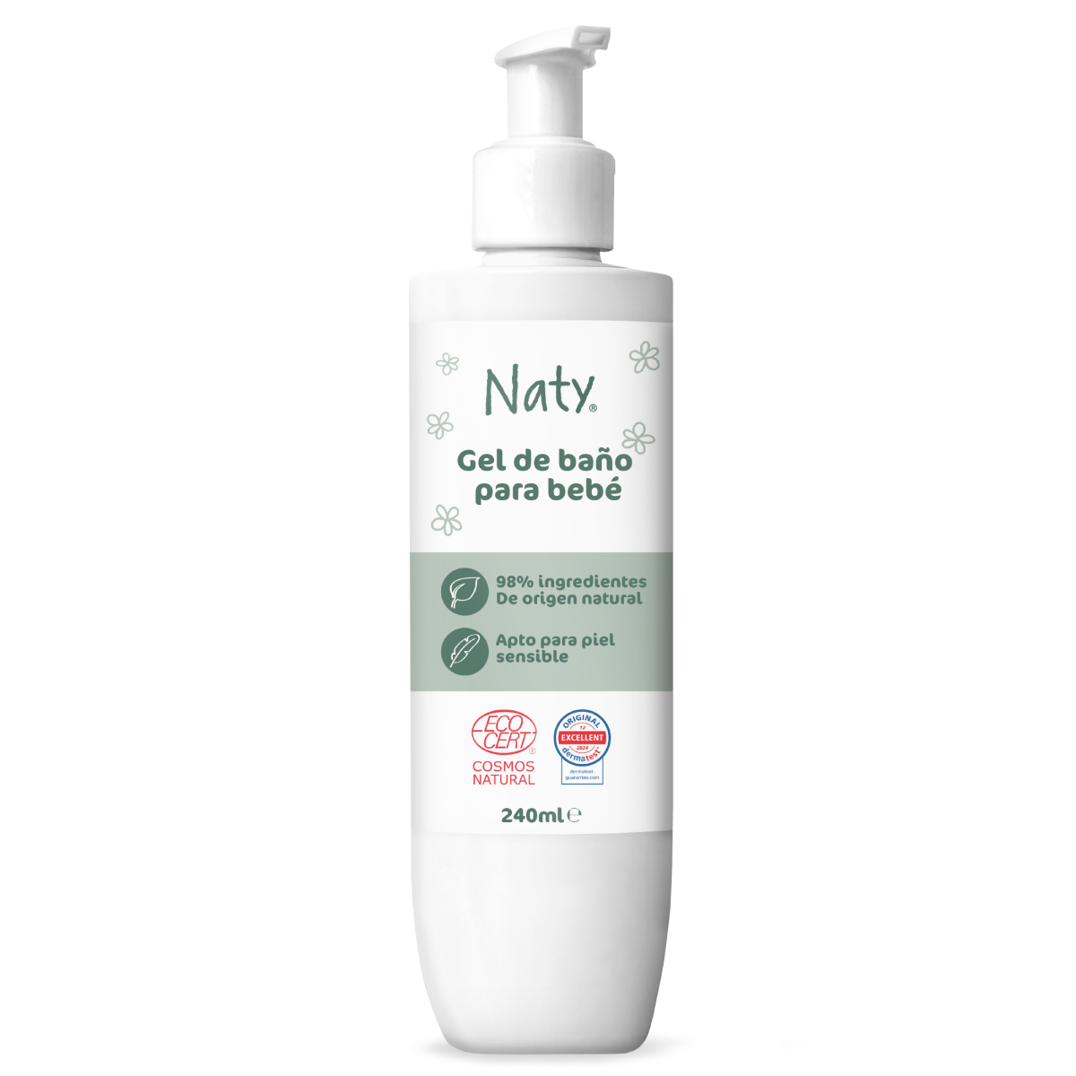 Naty Baby Bath Gel 0m+ 240 ml