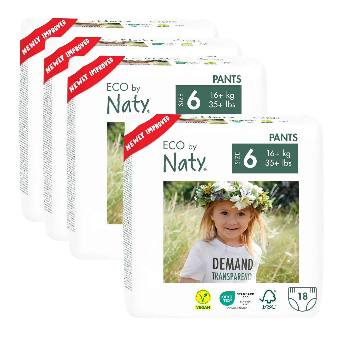 Naty Nappy Pack No. 6 16+ kg 36 units