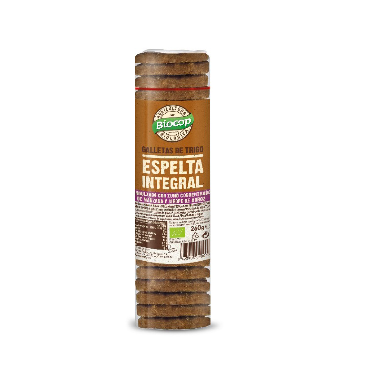Biocop Wholemeal Spelt Biscuits 250 g