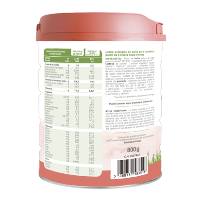Pack of 3 Caprea 1 goat's milk for infants (0 to 6 months) 800 g