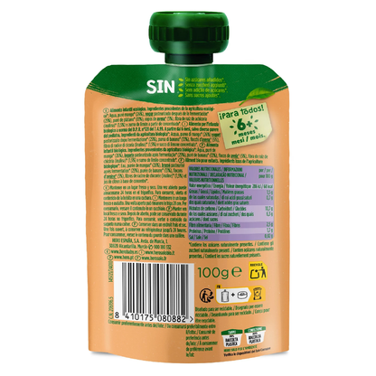 Nutri Flora mango, yoghurt, oat and banana pouch 100 g Hero Solo