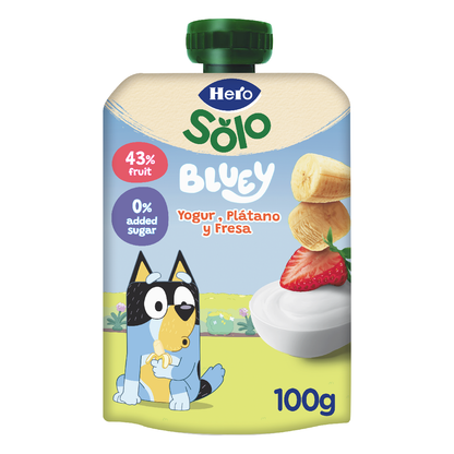 Hero Banana Strawberry Yogurt 100g