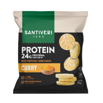 SANTIVERI Protein Curry Mini Pancakes 50 g