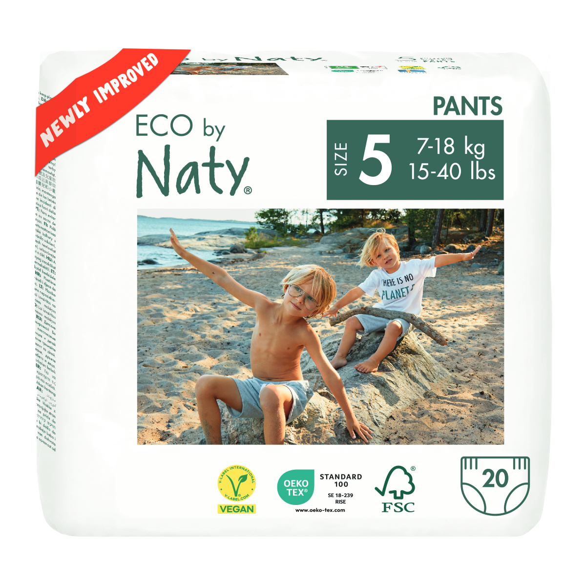 Naty Eco Nappy No. 5 12-18 kg 20 pcs