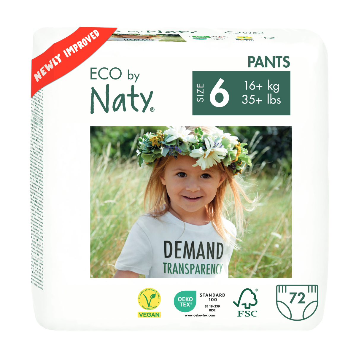 Naty Nappy Pack No. 6 16+ kg 36 units