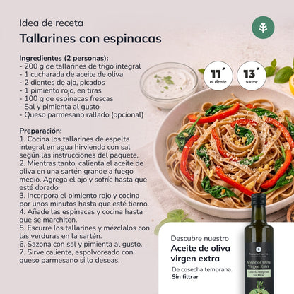 Whole wheat tagliatelle ECO Planeta Huerto 500g