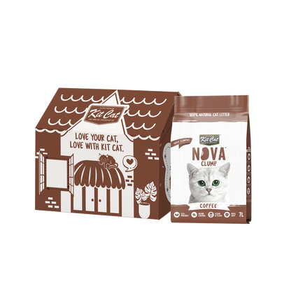 Eco SoyaClump Cat Litter Kit - Coffee 7 L Cat litter