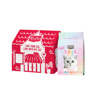 Eco SoyaClump Cat Litter Kit - Confetti 7 L Cat litter