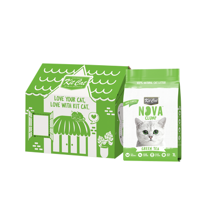 Kit Cat Eco SoyaClump Litter - Green Tea 7 L Cat litter