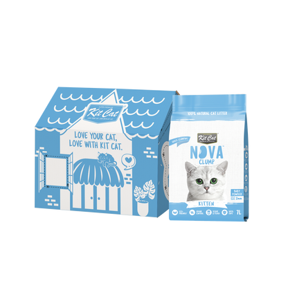 Eco SoyaClump Cat Litter Kit - Kitten Baby Powder 7 L Cat litter