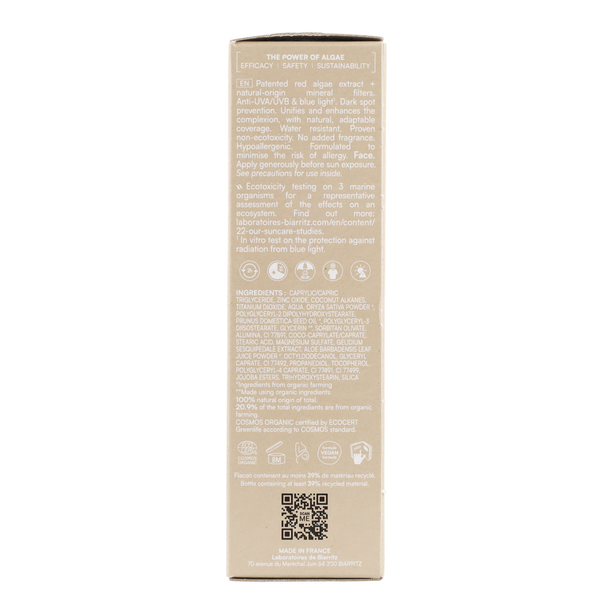 Biarritz Ivory Face Cream SPF 50
