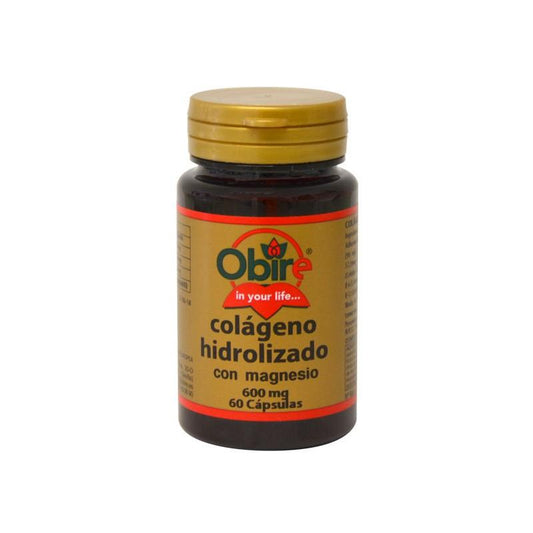 Colágeno marino hidrolizado con Magnesio Obire, 60 cápsulas