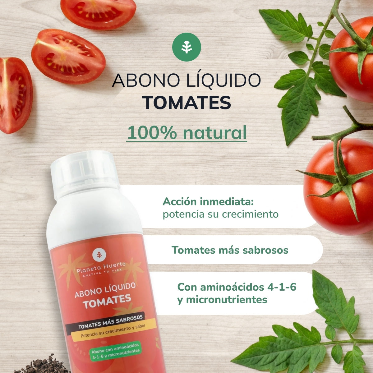 Liquid Fertilizer Tomatoes Planeta Huerto 1 l