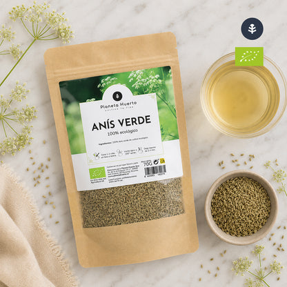 Green aniseed in grain ECO Planeta Huerto 70g