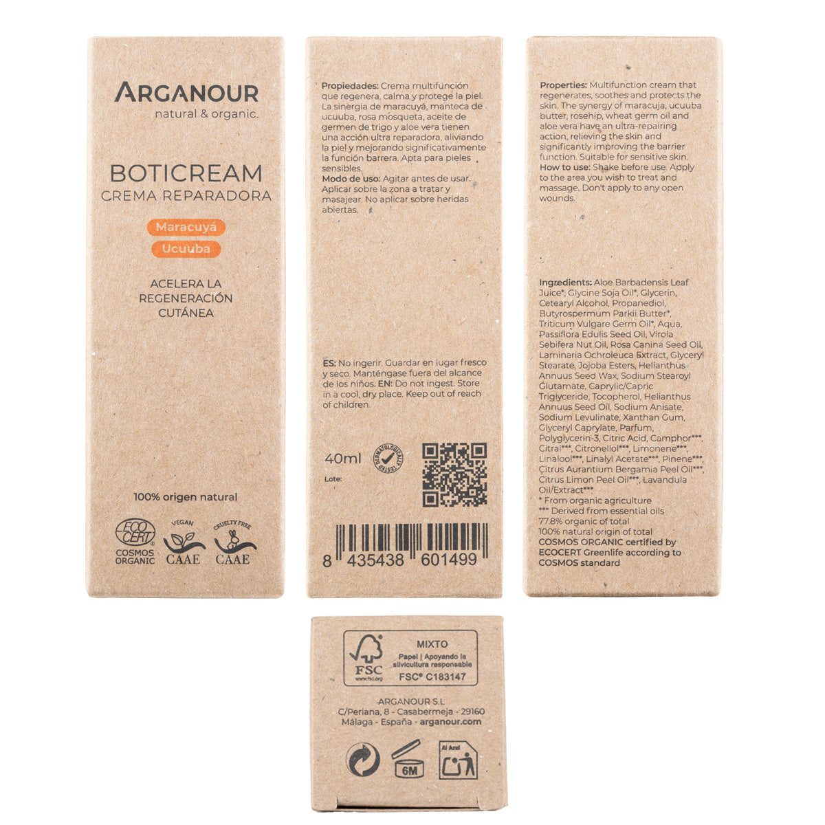 Arganour Repairing Cream Boticream 40 ml