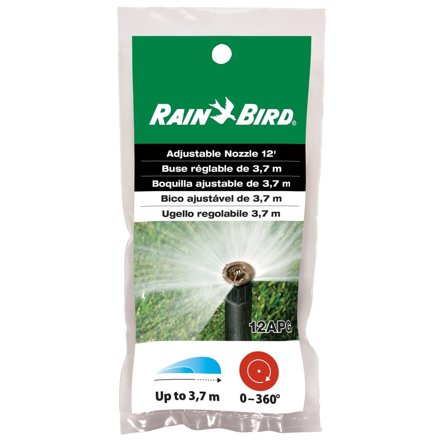 Boquilla regulable de 0 a 360° Rainbird 12VAN