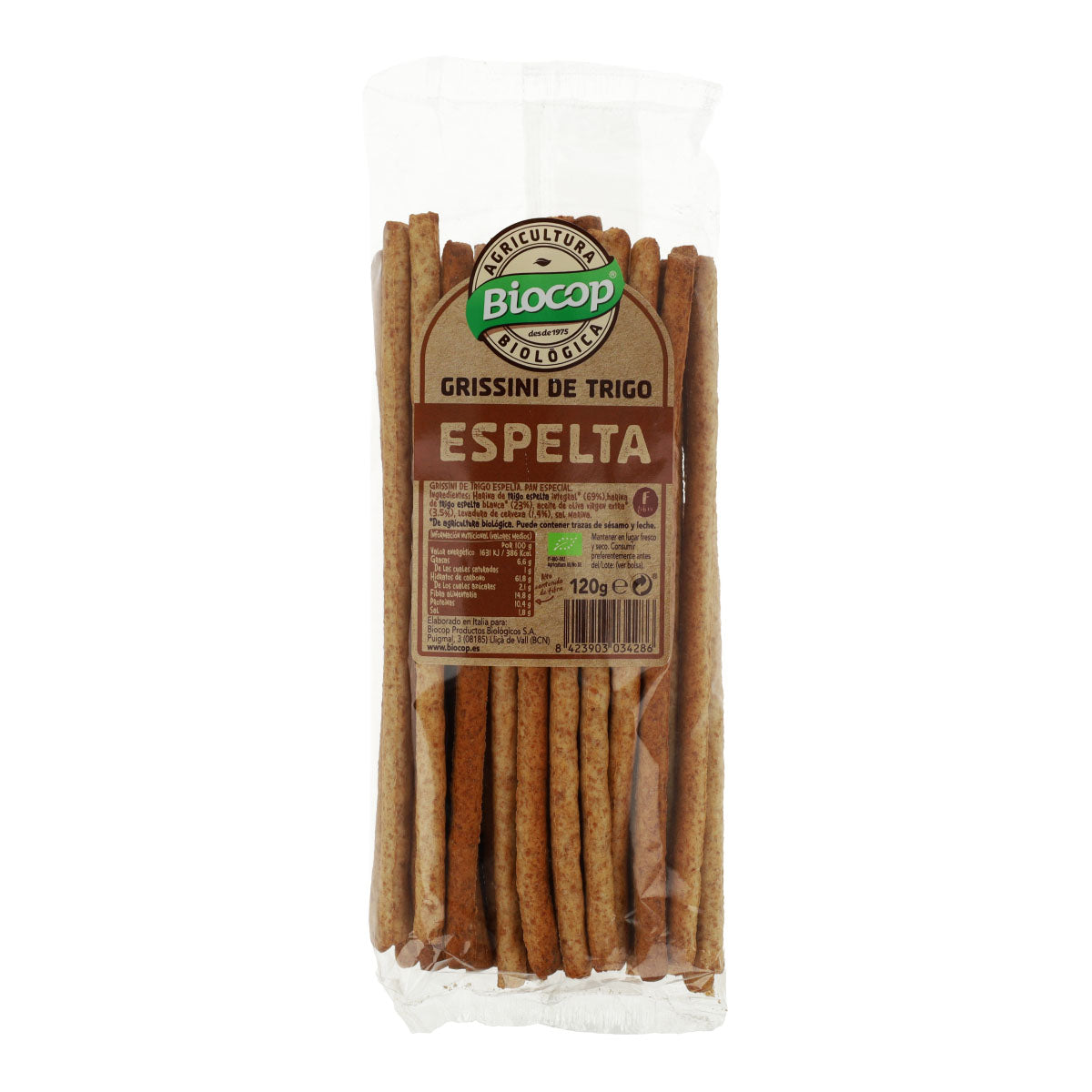 Biocop spelt breadsticks 120 g