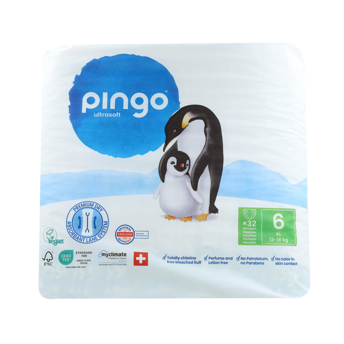 Pingo T6 XL nappies (15-30 kg) 32 units