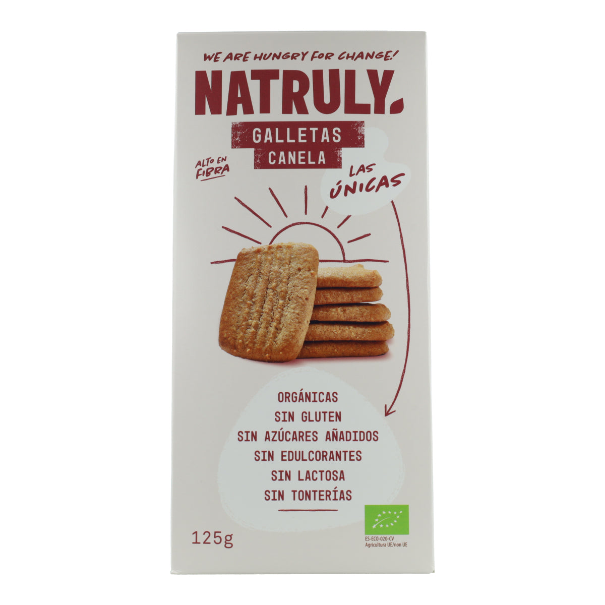 Natruly Organic Cinnamon Flavour Cookies 125 g