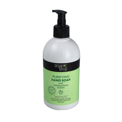 Jabón de manos purificante con acción higienizante, Organic Shop 500 ml